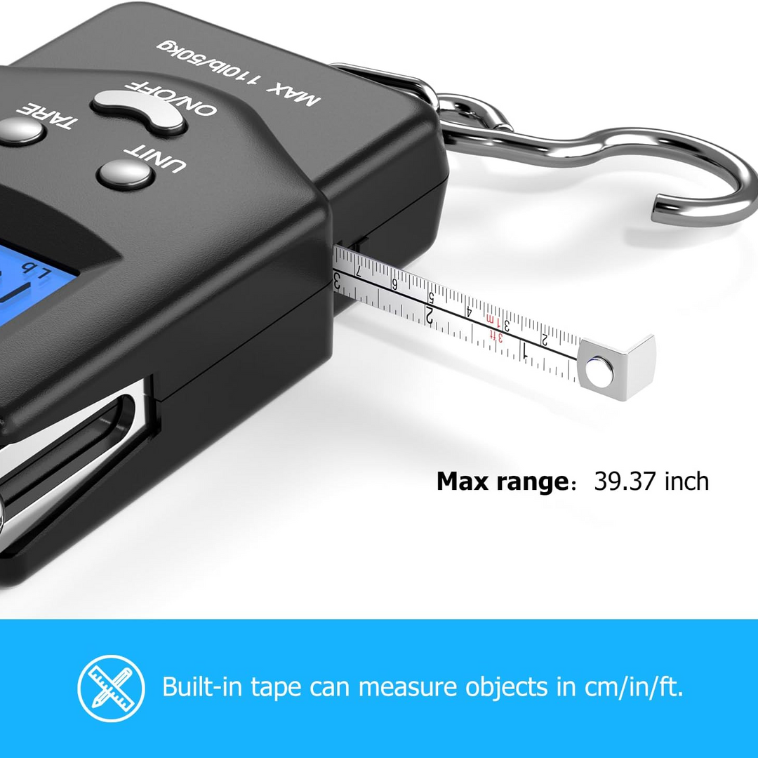 Havenholt Digital Hanging Scale with Built-In Tape Measure