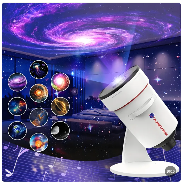 Rotating Planetarium and Galaxy Star Projector