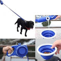 4-in-1 Multifunctional Dog Leash with Water Bottle and Bowl