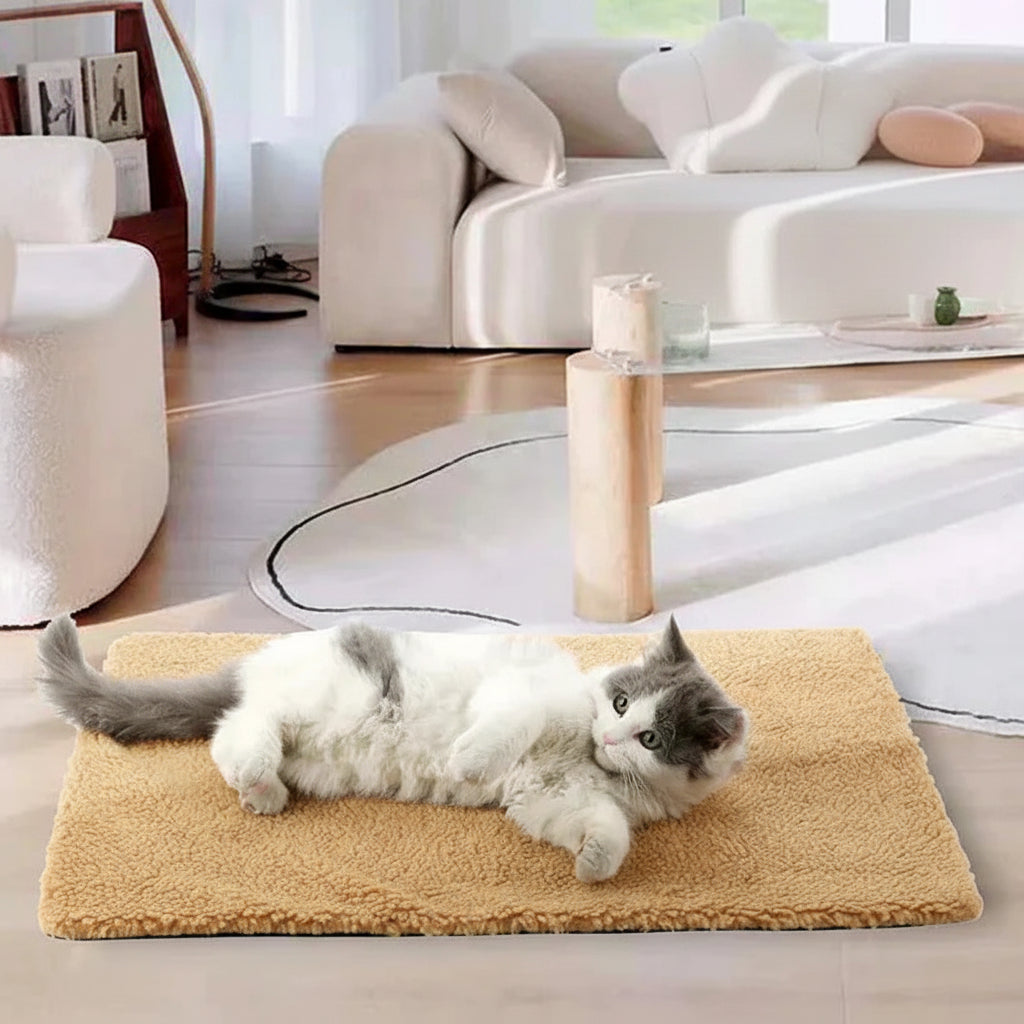 Self Warming Pet Blanket for Cats and Dogs, Washable Design