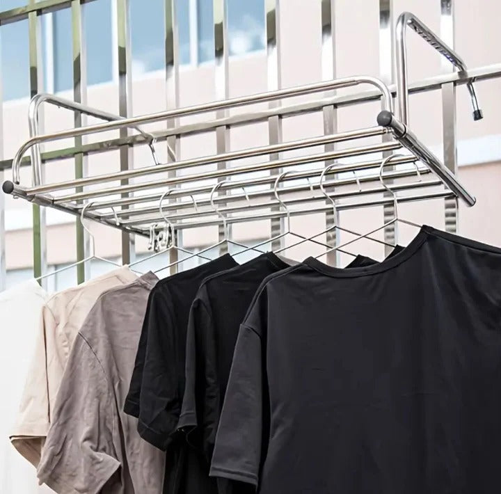 Havenholt Extendable Stainless Steel Balcony Clothes Airer