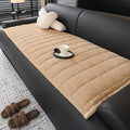 Quilted Couch Cover with Patterned Design