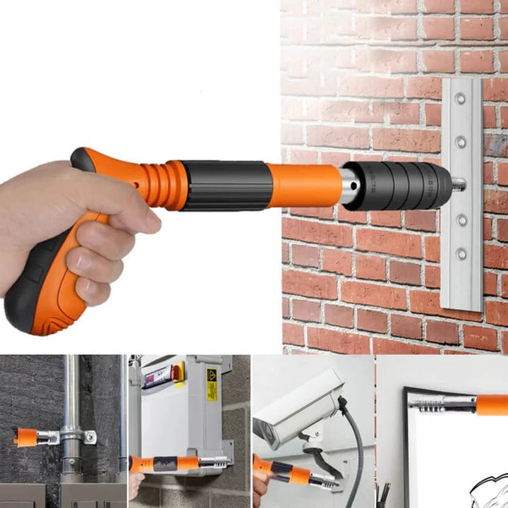Havenholt Powder-Actuated Concrete Nail Gun with Adapter