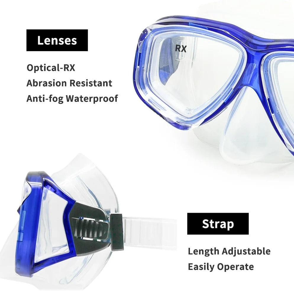Havenholt Full Face Snorkel Mask with Tempered Glass Lens