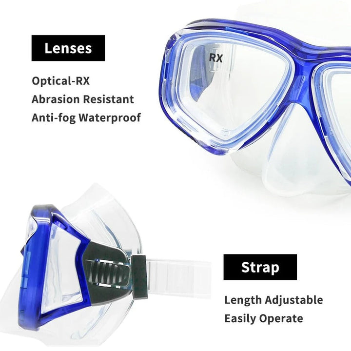 Havenholt Full Face Snorkel Mask with Tempered Glass Lens