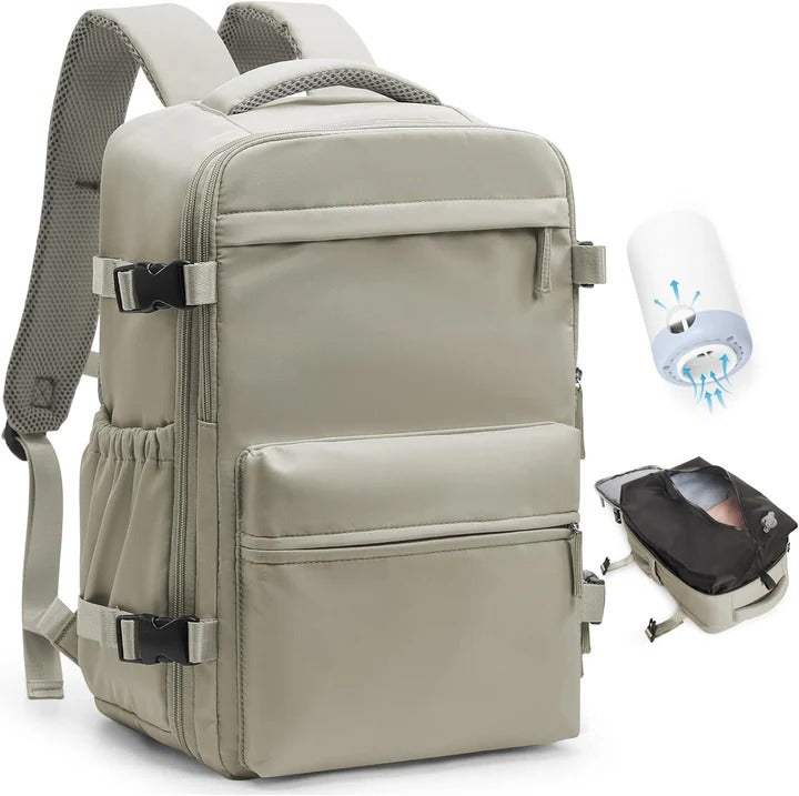 Water-Resistant Travel Backpack for 15.6in Devices