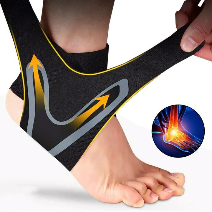 Ankle X Wrap Brace Support Compression Sleeve