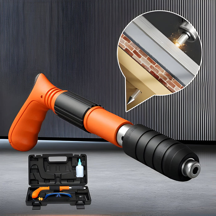Havenholt Powder-Actuated Concrete Nail Gun with Adapter