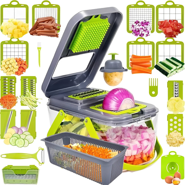 Havenholt Vegetable Slicer with Storage Box and Safety Grip