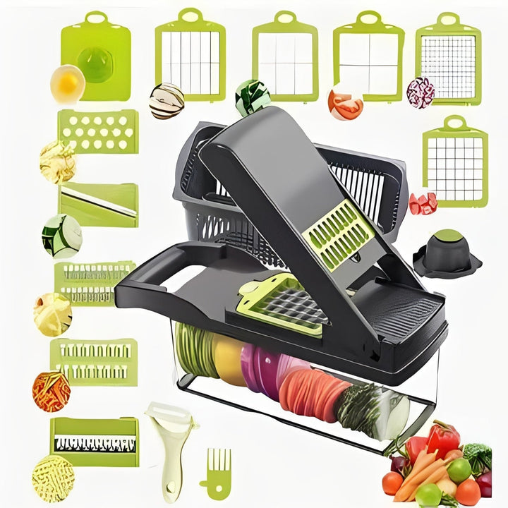 Havenholt Vegetable Slicer with Storage Box and Safety Grip