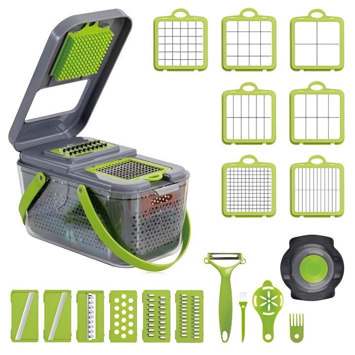 Havenholt Vegetable Slicer with Storage Box and Safety Grip