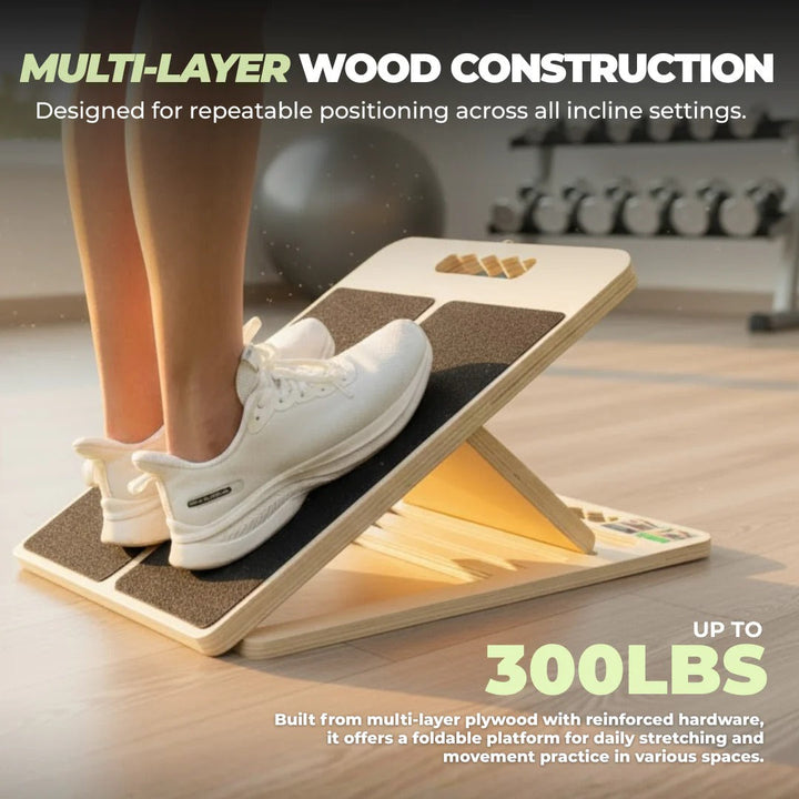 Havenholt Wooden Slant Board with Adjustable Angles