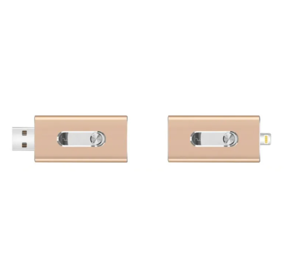 3-in-1 Flash Drive for iPhone, Android &amp; PC