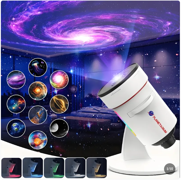 Rotating Planetarium and Galaxy Star Projector