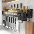Havenholt Wall Mounted Kitchen Shelf with Hooks