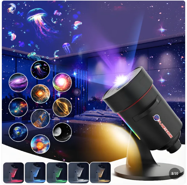 Rotating Planetarium and Galaxy Star Projector