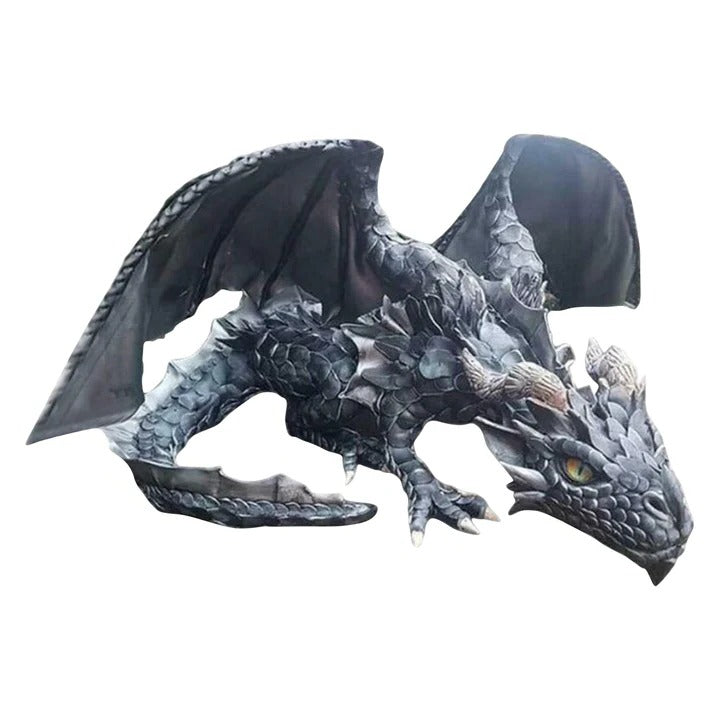 Crouching Dragon Guardian Statue