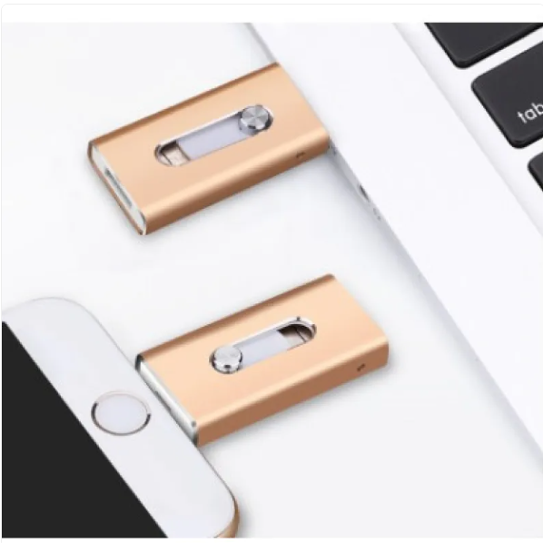 3-in-1 Flash Drive for iPhone, Android &amp; PC