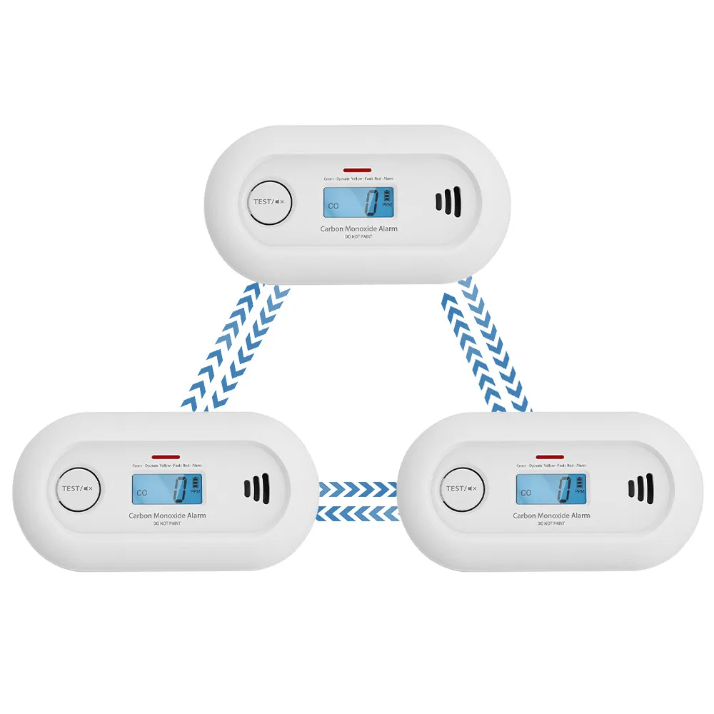Carbon Monoxide Alarm with LCD Display