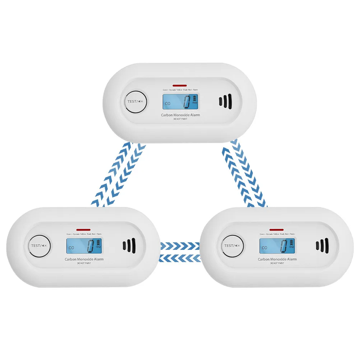 Carbon Monoxide Alarm with LCD Display