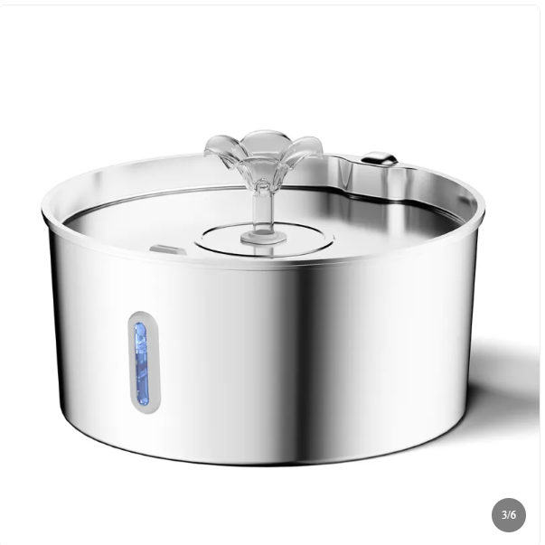 Havenholt Pet Water Fountain with Stainless Steel Bowl