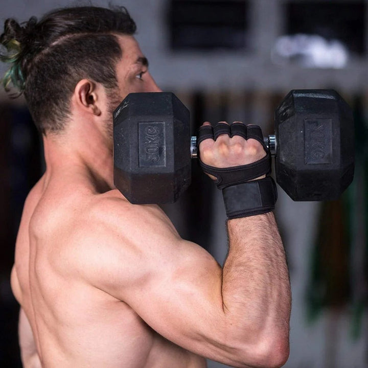 Havenholt Open Back Fingerless Gym Gloves