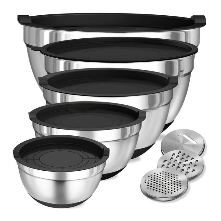 Havenholt 8 Piece Mixing Bowl Set with Sealed Lids