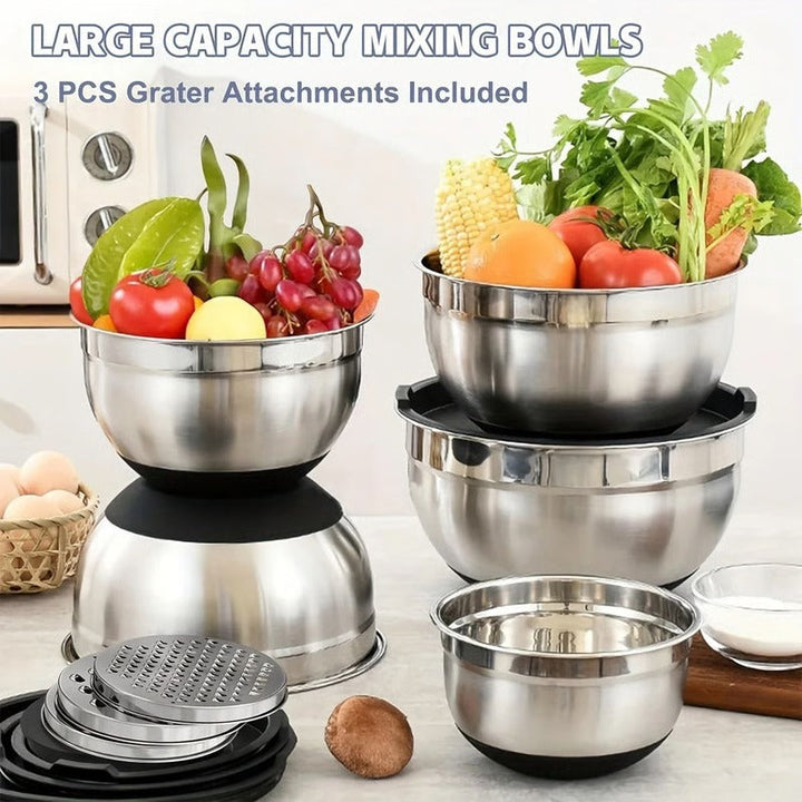 Havenholt 8 Piece Mixing Bowl Set with Sealed Lids