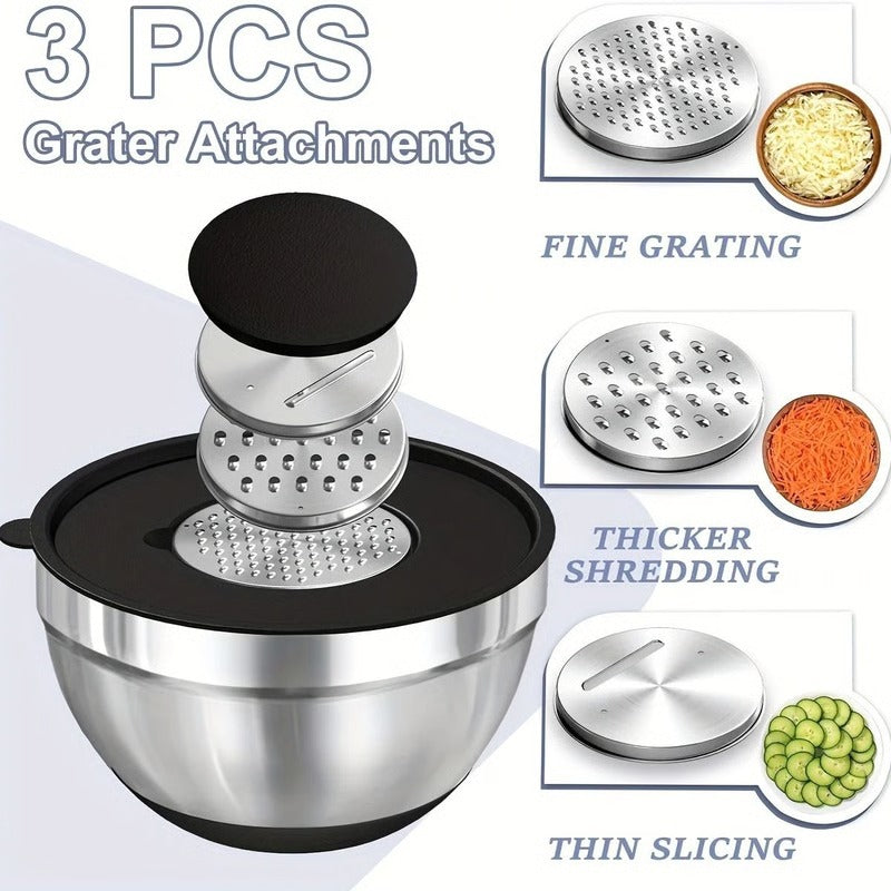 Havenholt 8 Piece Mixing Bowl Set with Sealed Lids