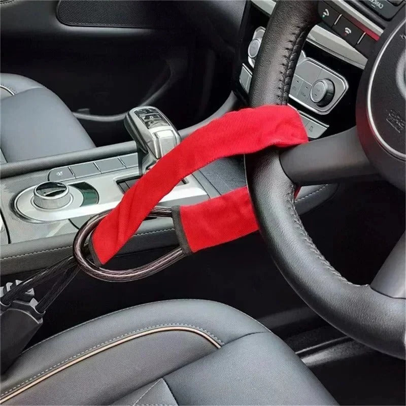 Havenholt Steering Wheel Lock with Seat Belt Security
