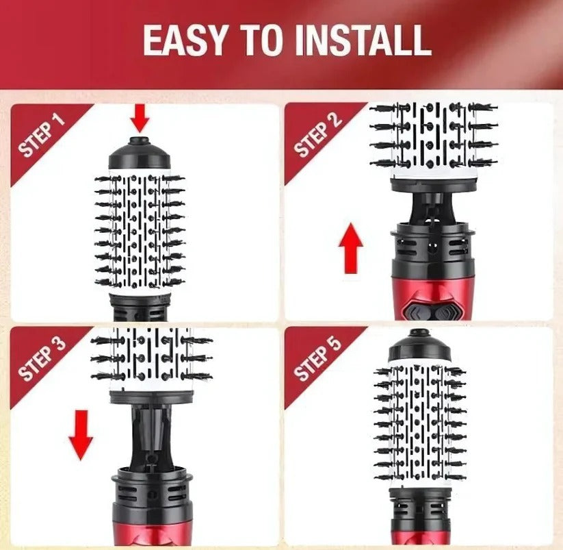 Hot Air Rotating Brush for Hair Drying and Volumising