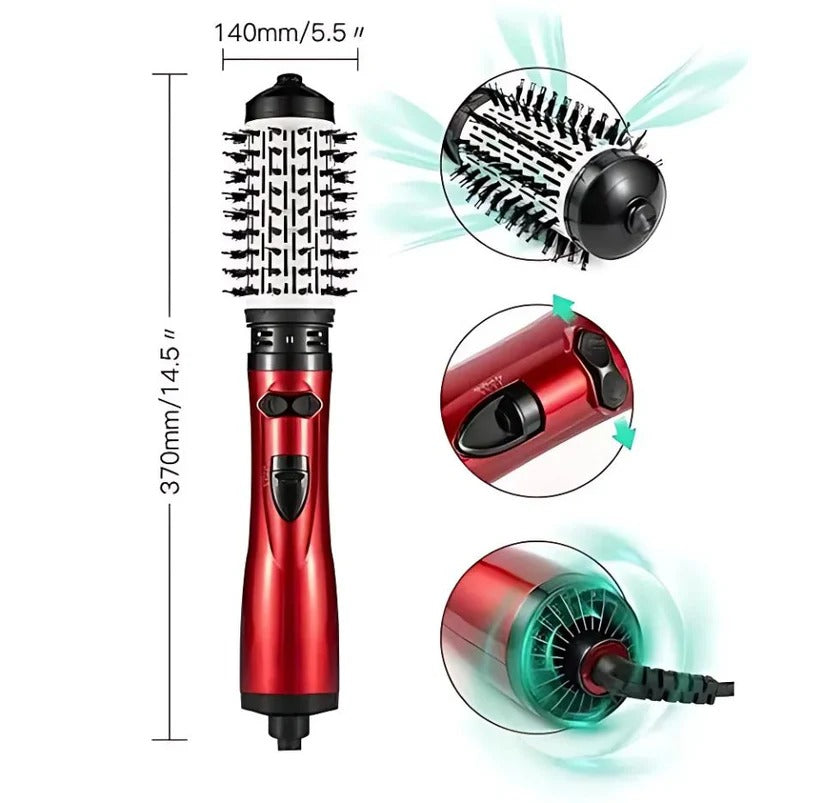 Hot Air Rotating Brush for Hair Drying and Volumising
