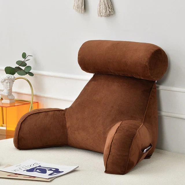 Havenholt Reading Pillow with Arms and Shredded Foam