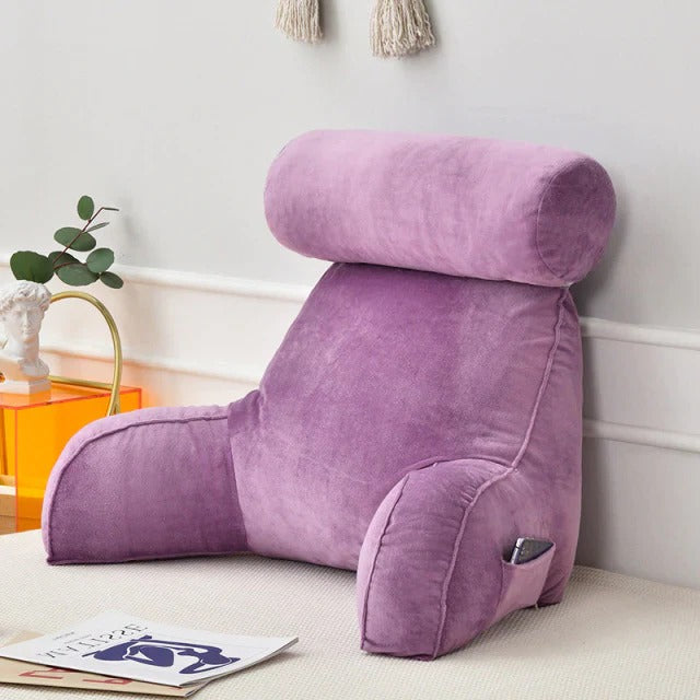 Havenholt Reading Pillow with Arms and Shredded Foam