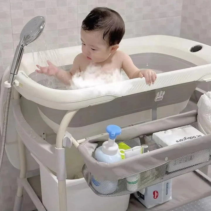 Havenholt Foldable Baby Changing Table with Built-In Bath