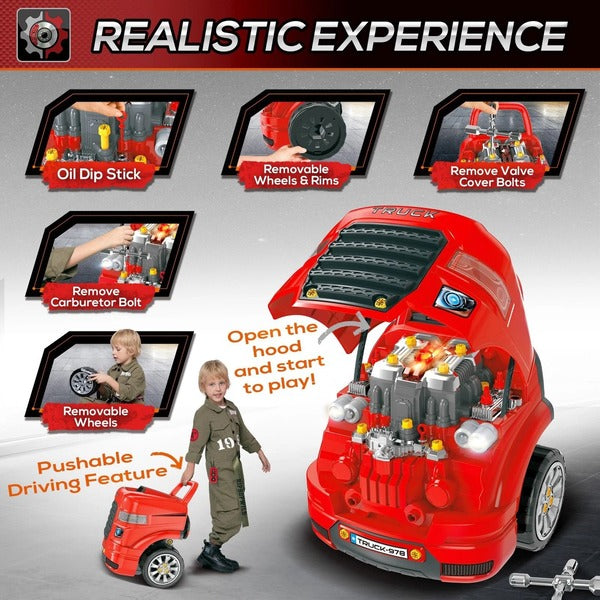 Havenholt Take-Apart Engine Toy Set for Mechanic Play