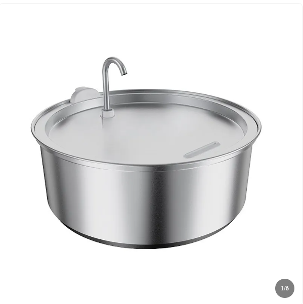 Havenholt Pet Water Fountain with Stainless Steel Bowl