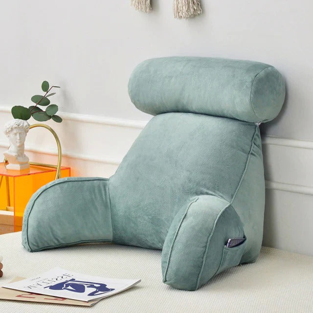 Havenholt Reading Pillow with Arms and Shredded Foam