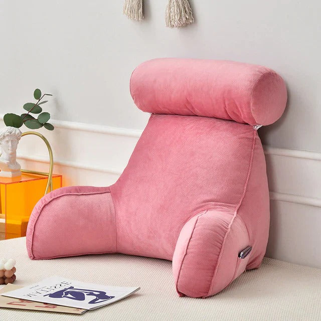 Havenholt Reading Pillow with Arms and Shredded Foam