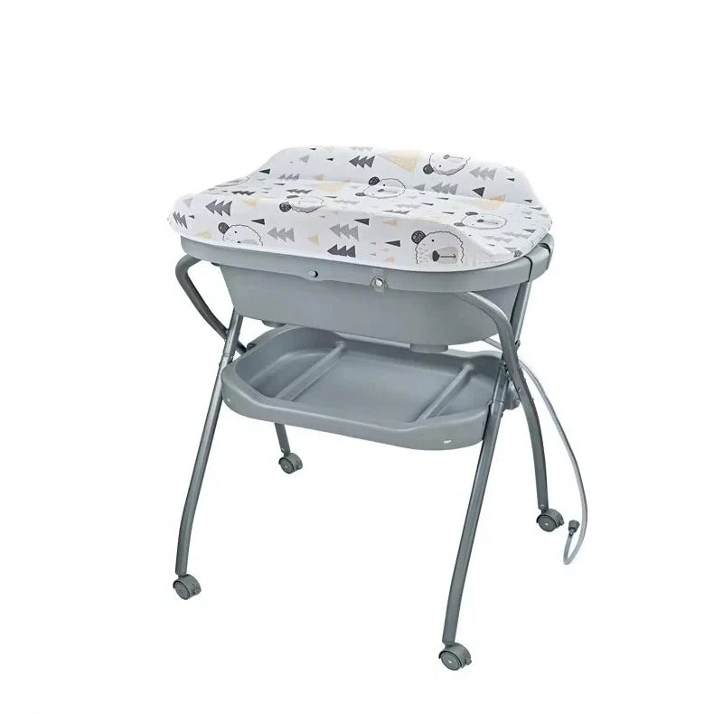 Havenholt Foldable Baby Changing Table with Built-In Bath