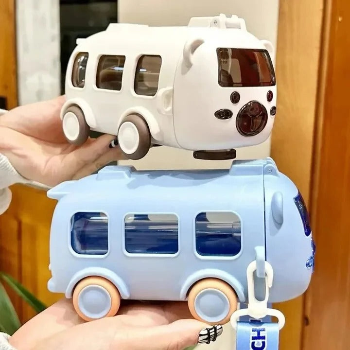 Cartoon Toy Bus Water Bottle