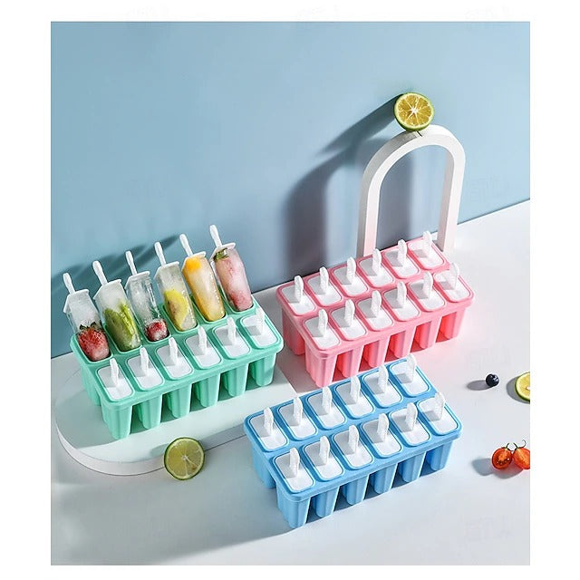 Havenholt Silicone Ice Lolly Moulds with Sticks