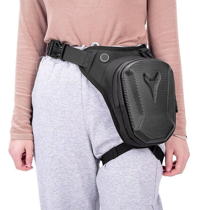 Waterproof Motorcycle Thigh Bag with Adjustable Straps