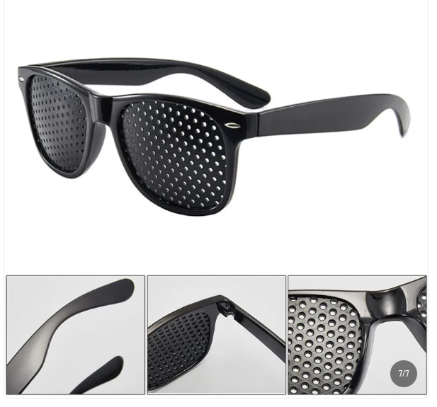 Havenholt Pinhole Glasses with Perforated Panels
