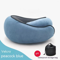 Snail Style Memory Foam, Travel Curved Neck Pillow