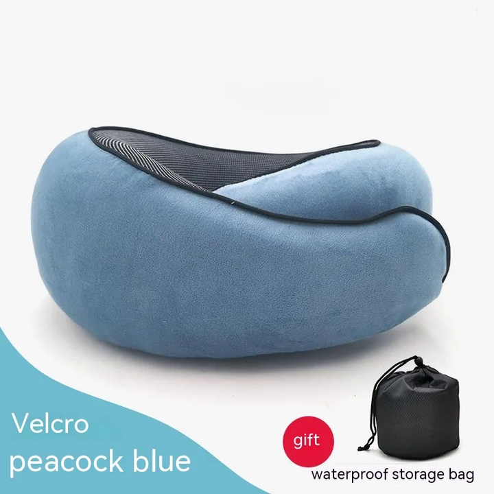 Snail Style Memory Foam, Travel Curved Neck Pillow