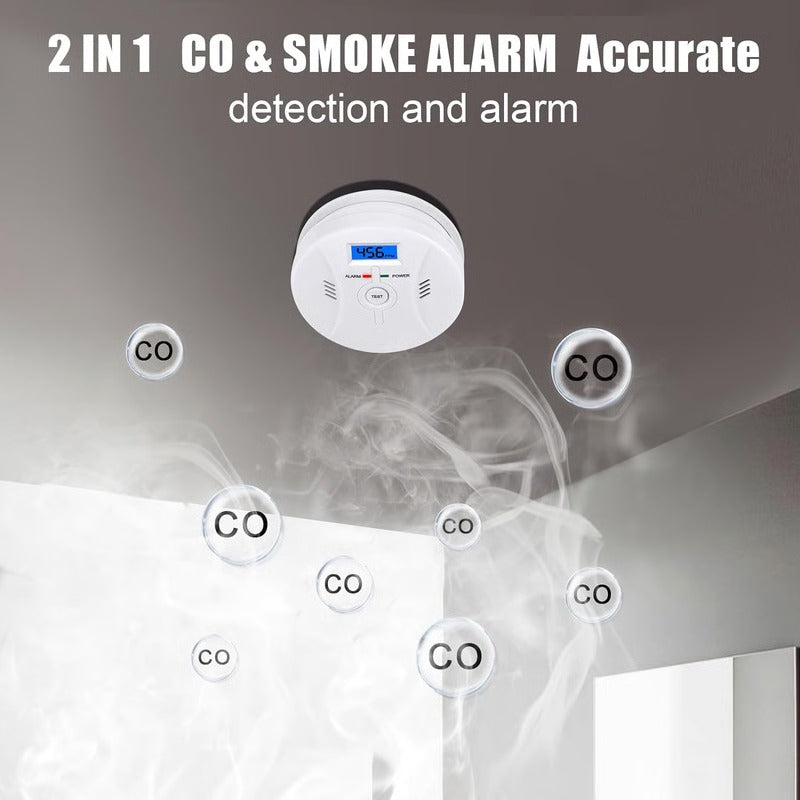 Havenholt Dual-Sensor Carbon Monoxide and Smoke Alarm