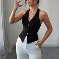 Havenholt Tailored Sleeveless Waistcoat with Structured Fit