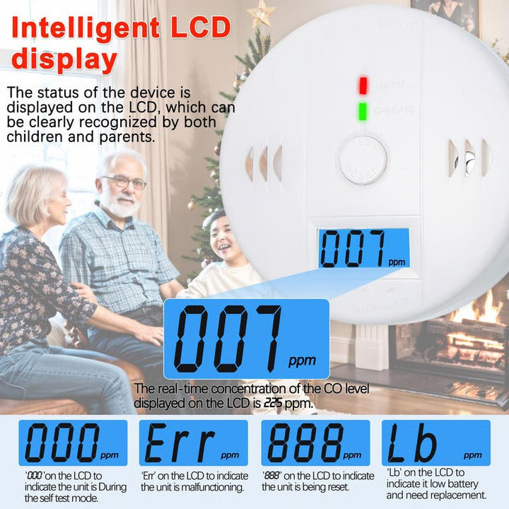 Havenholt Dual-Sensor Carbon Monoxide and Smoke Alarm