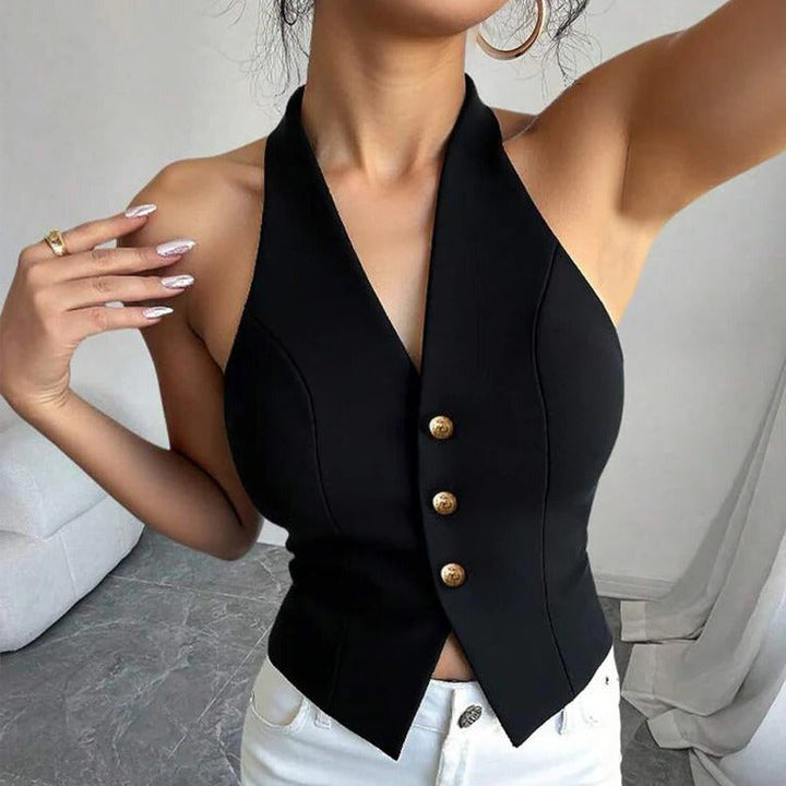 Havenholt Tailored Sleeveless Waistcoat with Structured Fit